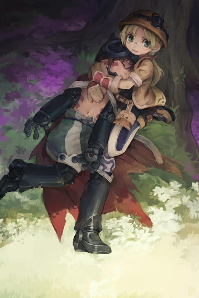 made in abyss reg and riko adult
