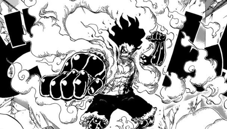 luffy gear 4 snakeman manga