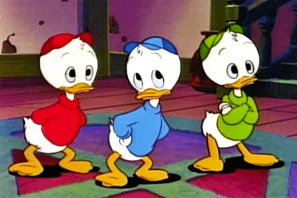 Huey, Dewey, and Louie in Ducktales
