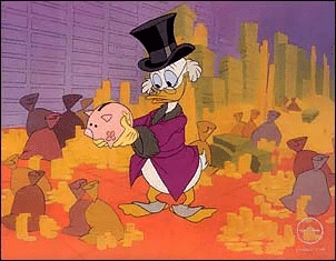 scrooge’s first appearance in animated form in scrooge mcduck and money